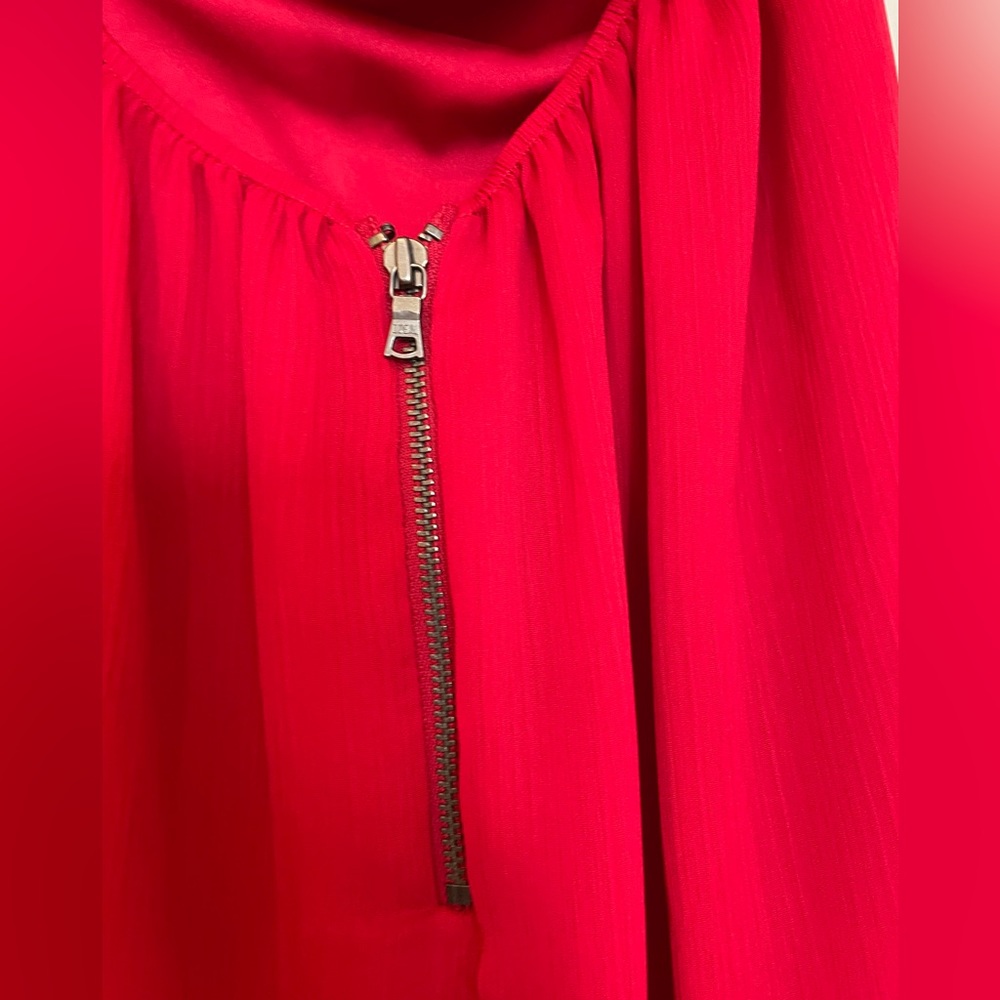 Alice + Olivia strapless red dress size 4 - Picture 7 of 7